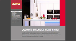 Desktop Screenshot of nowakuchnia.pl