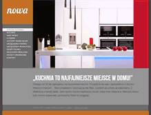 Tablet Screenshot of nowakuchnia.pl